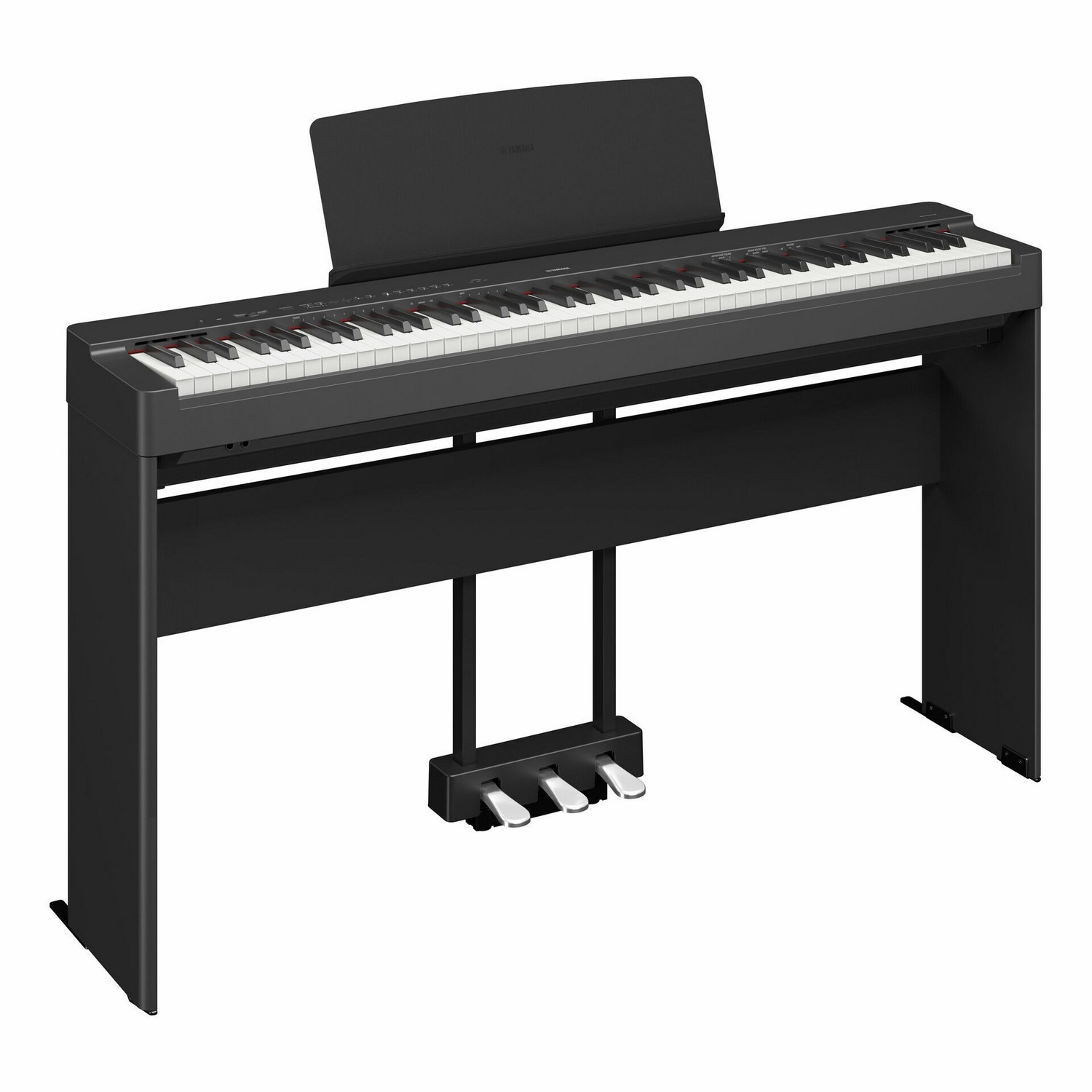 Компактное портативное цифровое пианино Yamaha P-225 — плоский слэб без мебельного корпуса