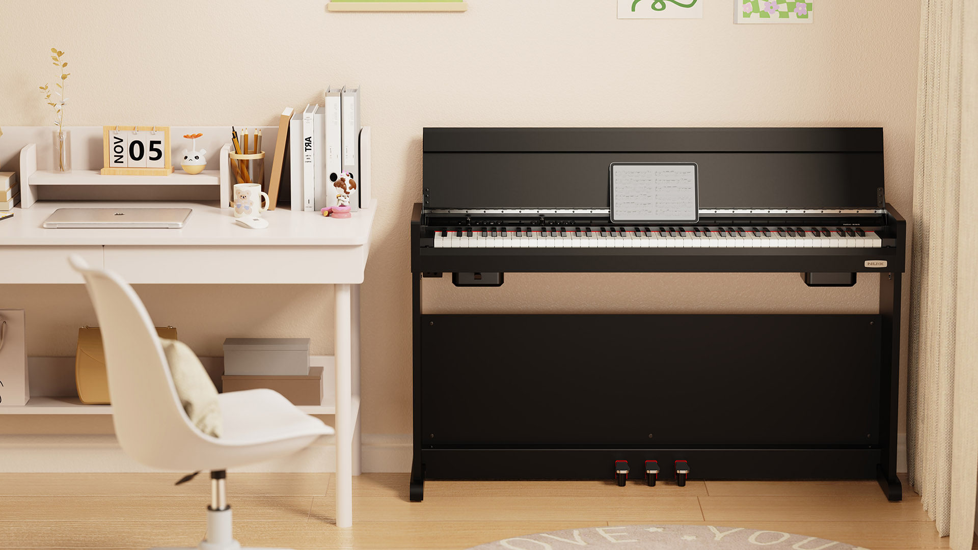 NUX NCK-330 — академическое корпусное цифровое пианино
