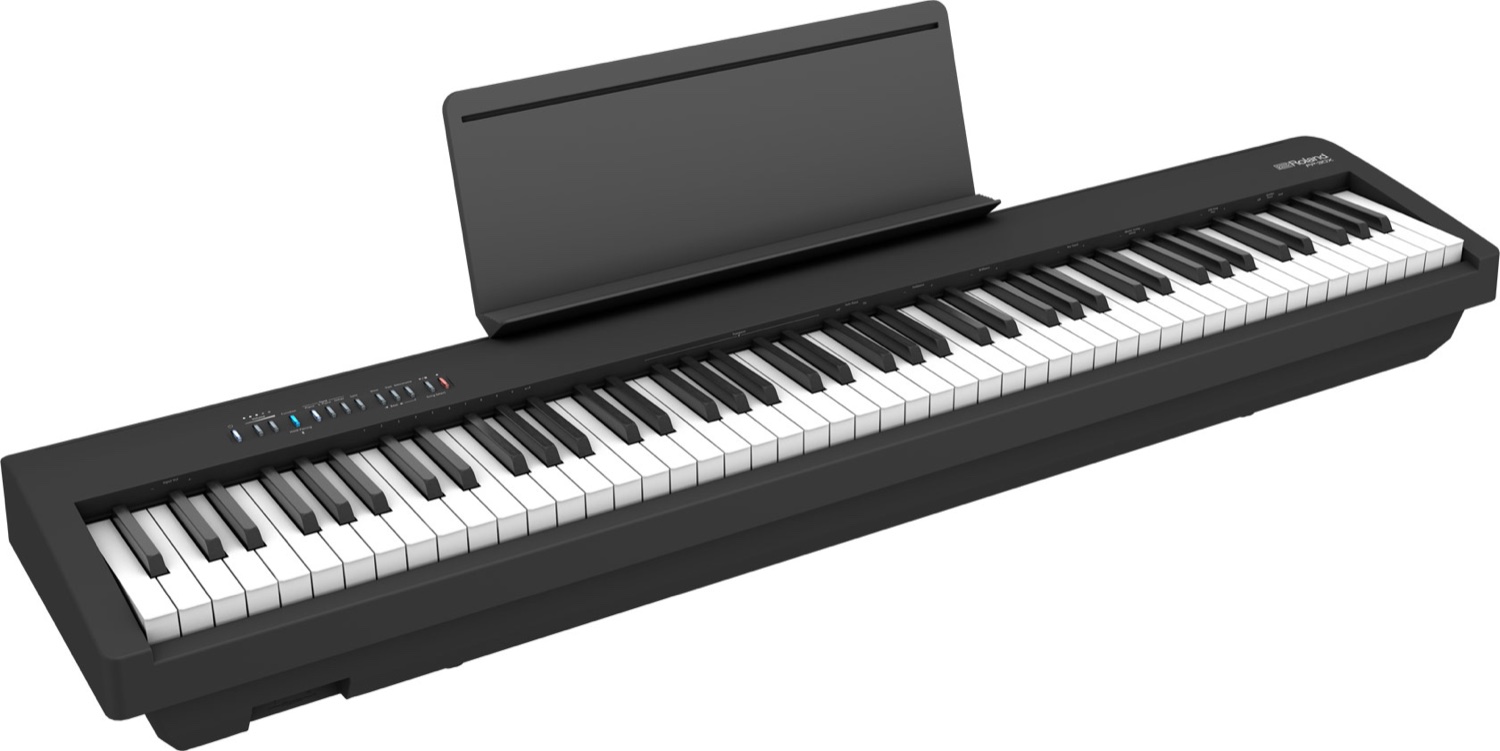 Цифровое пианино Roland FP-30X — 88 взвешенных клавиш на стойке, автономный инструмент